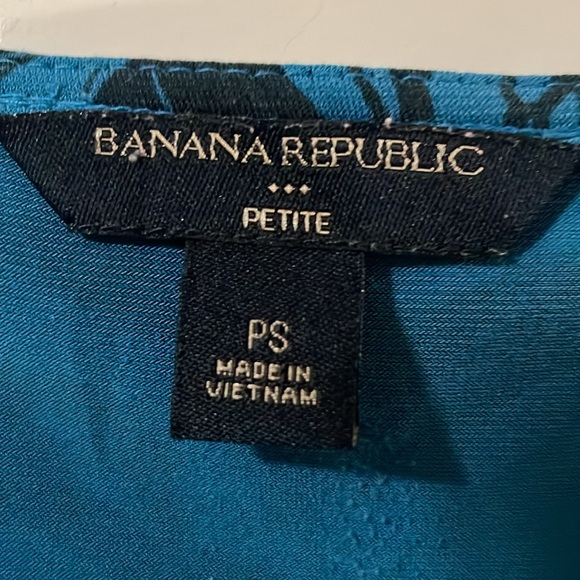 Banana Republic teal floral dress - Picture 4 of 11